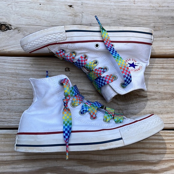Converse Unisex Hi-Top Sneakers Size W5/ M3 - Picture 5 of 12